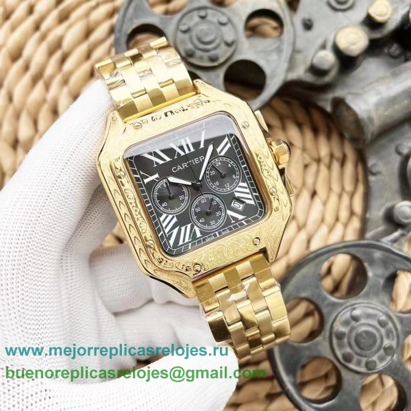 Replicas Relojes Cartier Santos Working Chronograph S/S CRHS39