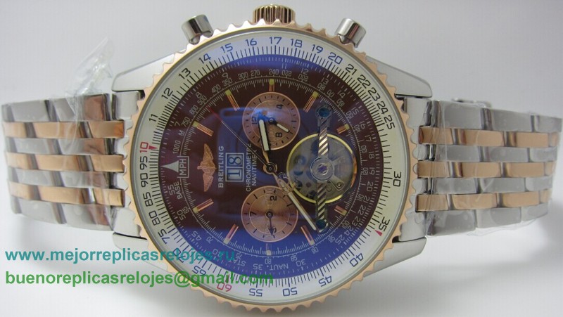 Replica Relojes Breitling Navitimer Automatico Tourbillon S/S BGH100