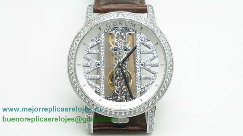 Reloj Imitacion Corum Automatico Skeleton Diamonds CMH44