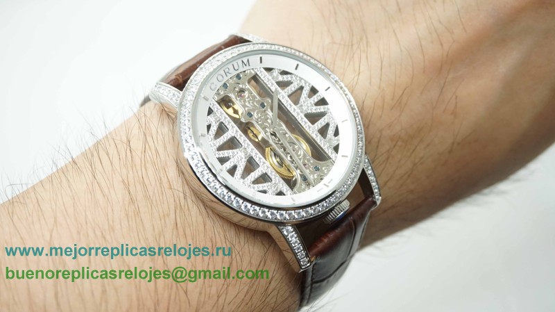 Reloj Imitacion Corum Automatico Skeleton Diamonds CMH44