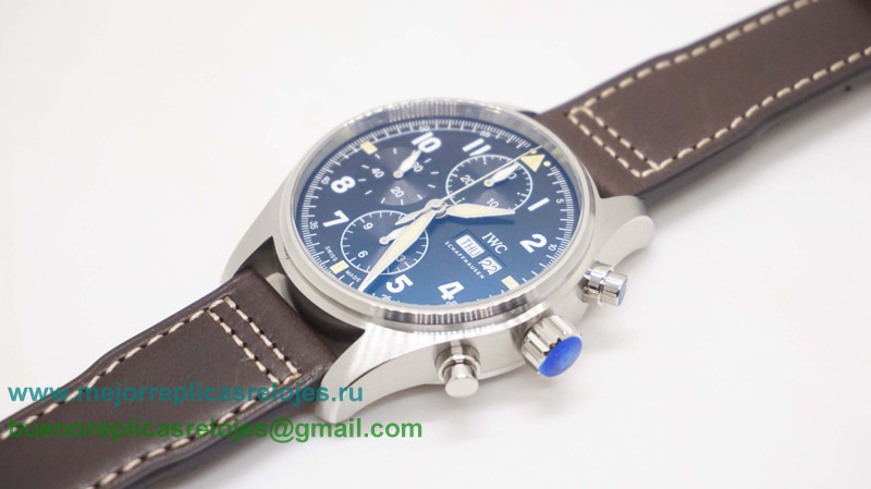 Replica De Relojes IWC Pilot Asia Valjoux 7750 Automatico Working Chronograph ICH154