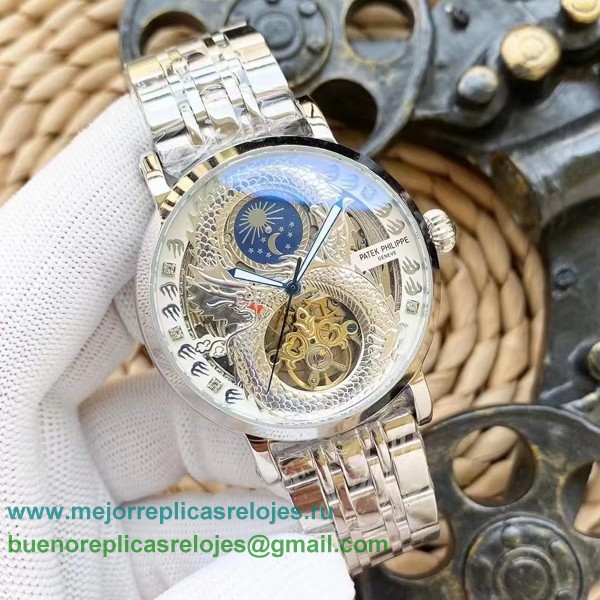 Replicas Reloj Patek Philippe Automatico Tourbillon S/S PPHS208