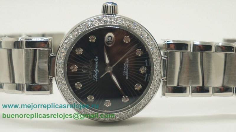 Relojes De Replica Omega Ladymatic Cuarzo Diamond Bezel OAD16