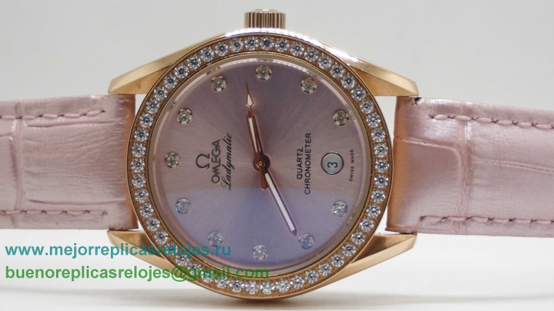 Relojes De Replica Omega Speedmaster Dama Cuarzo Diamond Bezel OAD30