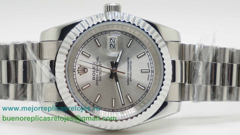 Replicas De Relojes Rolex Datejust Automatico S/S 41MM Sapphire RXH162