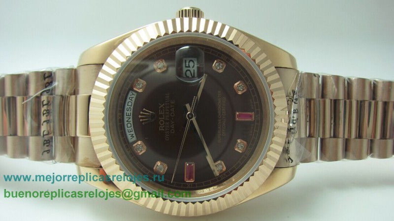 Replicas De Relojes Rolex Day-Date Automatico S/S 41MM Sapphire RXH194