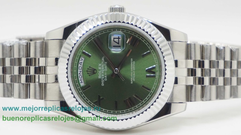 Replicas De Relojes Rolex Day-Date Automatico S/S 41MM Sapphire RXH246