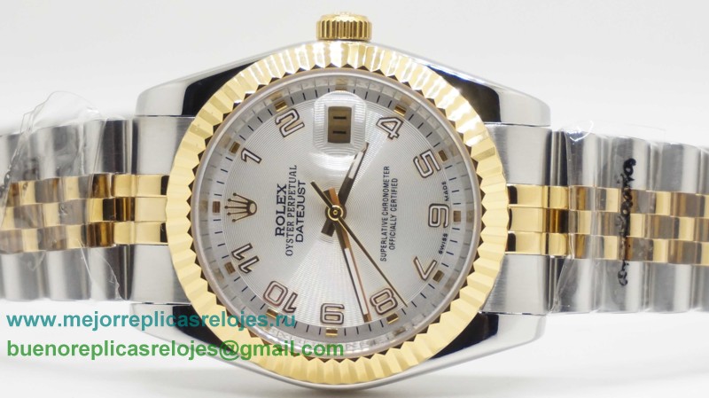 Replicas De Relojes Rolex Datejust Automatico S/S 36MM Sapphire RXH308