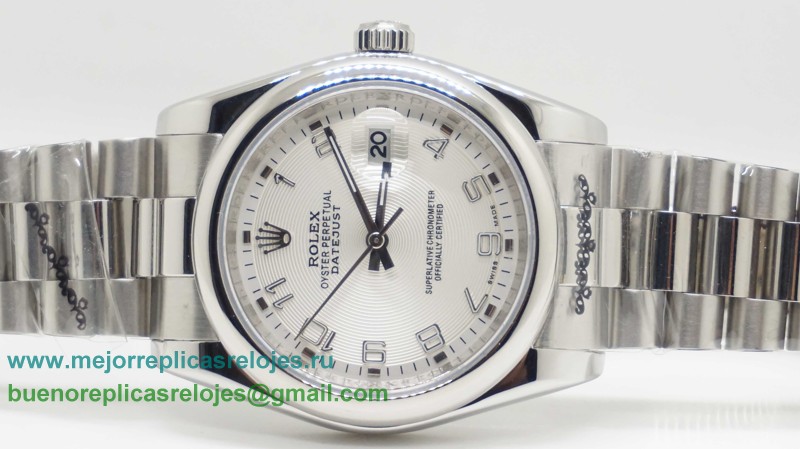 Replicas De Relojes Rolex Datejust Automatico S/S 36MM Sapphire RXH314
