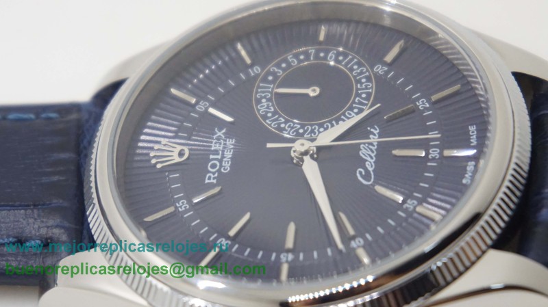 Replicas De Relojes Rolex Cellini Automatico Cuero RXH329