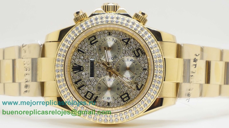 Replicas De Relojes Rolex Daytona Automatico Diamonds S/S RXH340