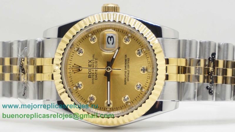 Replicas De Relojes Rolex Datejust Automatico S/S 36MM Sapphire RXH344