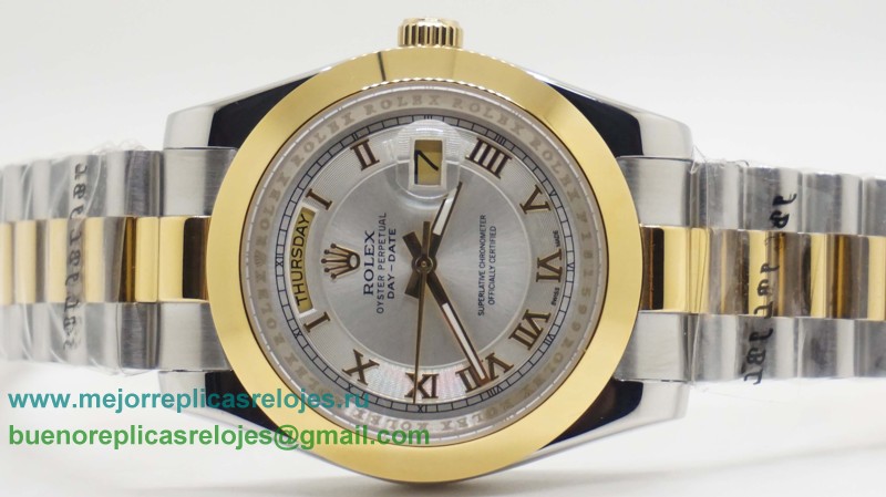 Replicas De Relojes Rolex Day-Date Automatico S/S 41MM Sapphire RXH371