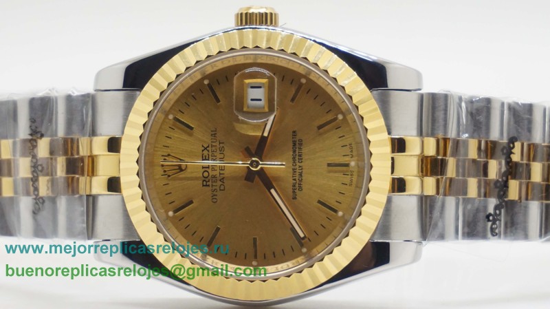 Replicas De Relojes Rolex Datejust Automatico S/S 36MM Sapphire RXH377