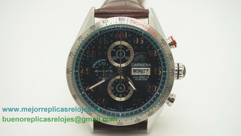 Replica Reloj Tag Heuer Carrera Calibre 16 Working Chronograph THH37