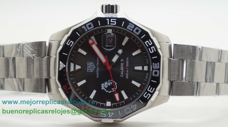 Replica Reloj Tag Heuer Aquaracer Calibre 5 Cuarzo S/S THH126