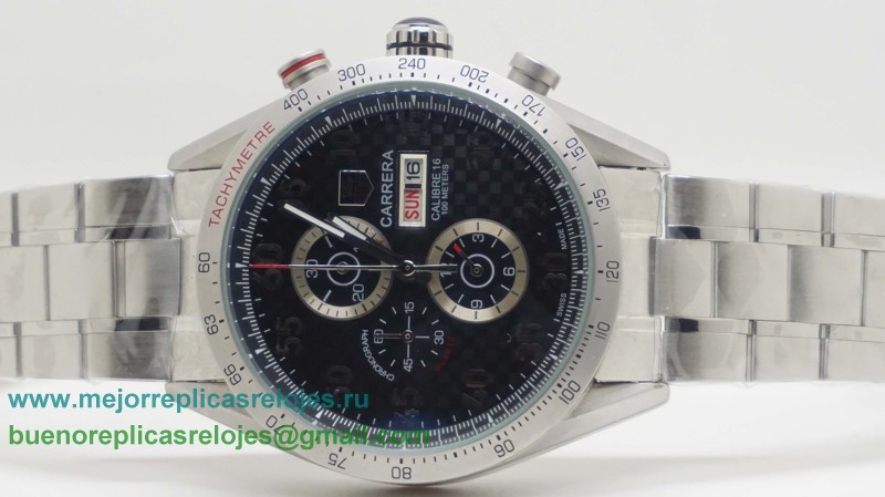 Replica Reloj Tag Heuer Carrera Calibre 16 Working Chronograph S/S THH141