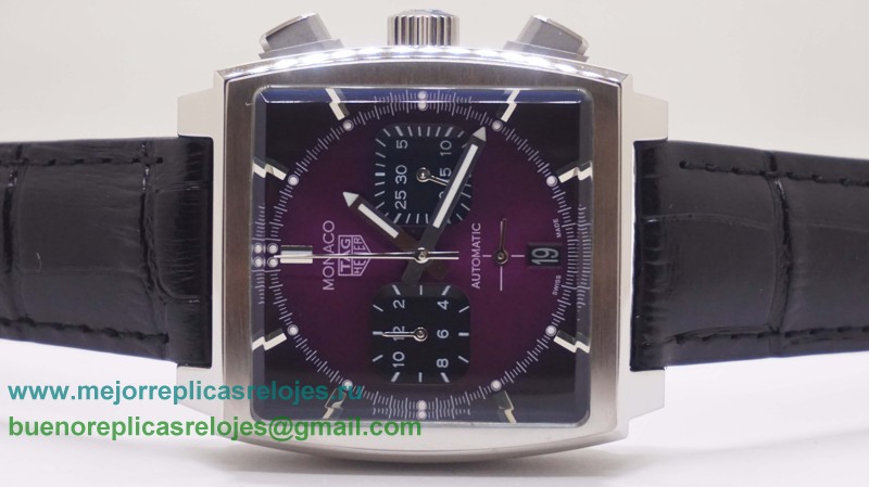 Replica Reloj Tag Heuer Monaco Calibre 12 Working Chronograph THH187